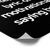 Poster minimaliste moderne personnalisé (Coin)