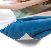 Poster Minimaliste moderne Quatre Photos Collage Famille (Coin)