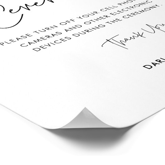 Poster minimaliste moderne Unplugged (Coin)