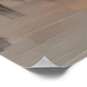 Poster minimaliste New York Skyline - tons doux (Coin)