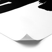 Poster minimaliste noir et blanc (Coin)