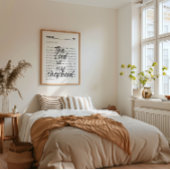 Poster minimaliste Psaume 23