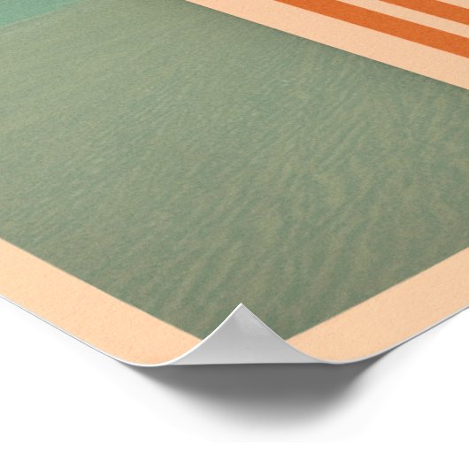 Poster minimaliste rétro (Coin)