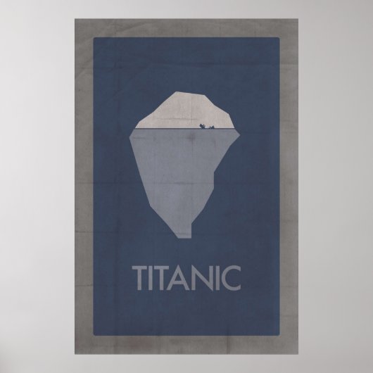 Poster minimaliste Titanic (Devant)