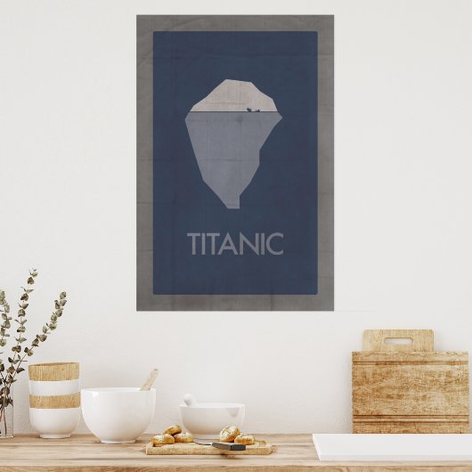 Poster minimaliste Titanic (Cuisine)