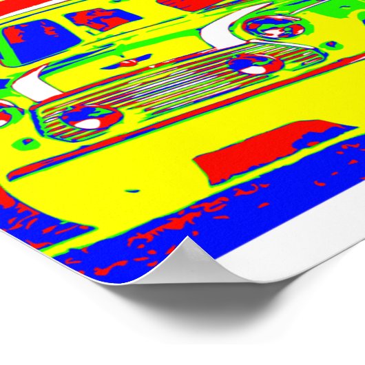 Poster Minis psychédélique (Coin)