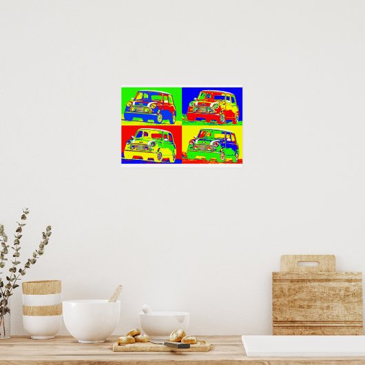 Poster Minis psychédélique (Cuisine)