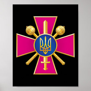 Poster Ministère de la Défense Ukraine Kyiv Renseignement