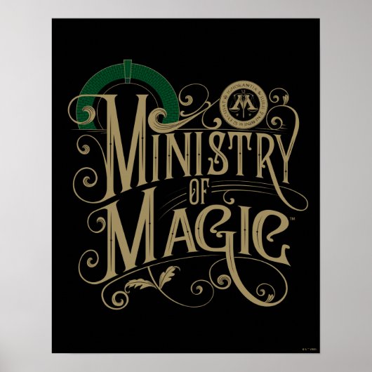 Poster MINISTÈRE vintage DE MAGIC™ Graphic (Devant)