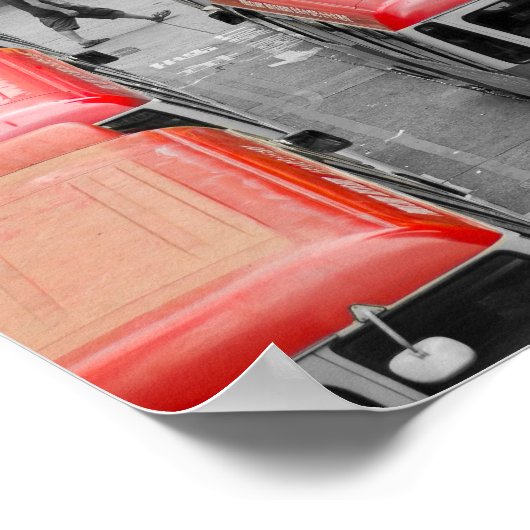 Poster Minivans de Hong Kong (Coin)