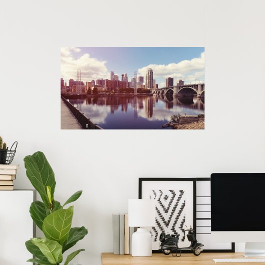 Poster Minneapolis (Bureau à domicile)
