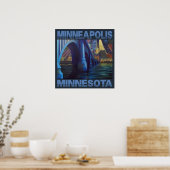 POSTER MINNEAPOLIS MINNESOTA (Cuisine)