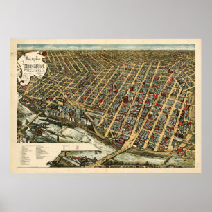 Poster Minneapolis, Minnesota (1891)