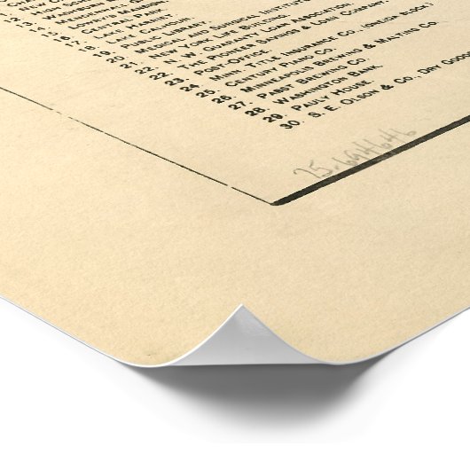 Poster Minneapolis, Minnesota (1891) (Coin)