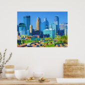 Poster Minneapolis, Minnesota, USA (Cuisine)