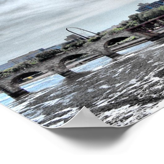 Poster Minneapolis Riverfront Panorama de 1 m de large (Coin)