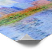 Poster Minneapolis, Ville des Lacs, Monet Skyline Wood Ar (Coin)