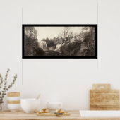 Poster Minnehaha Falls MN Photo 1906 (Cuisine)