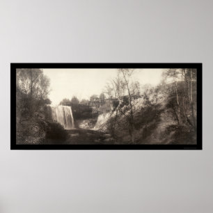 Poster Minnehaha Falls MN Photo 1906