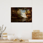 Poster Minnehaha Falls, une oeuvre Albert Bierstadt (Cuisine)