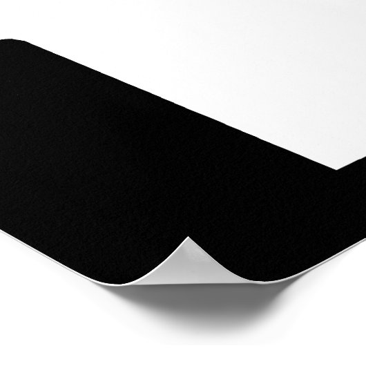 Poster Minnesota en blanc et noir (Coin)