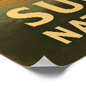 Poster Minnesota Forêt nationale supérieure V02 (Coin)