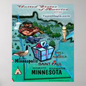 Poster Minnesota USA (Devant)