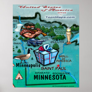 Poster Minnesota USA