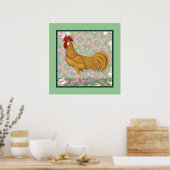 Poster Minorque : Ancien coq (Cuisine)