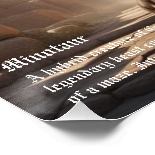 Poster Minotaure (Coin)