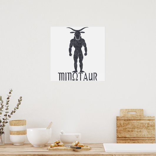 Poster Minotaure (Cuisine)