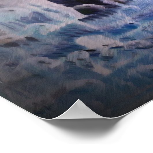 Poster Minster bleu (Coin)