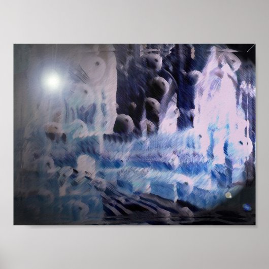 Poster Minster bleu (Devant)