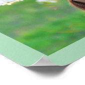 Poster Mint Green Couple Photo Chic Mariage Bienvenue (Coin)