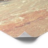 Poster Mint Green Ocean Pastel Beach Photographie (Coin)