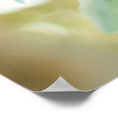 Poster Mint Vert Succulent Cactus Fleur Nature Art Imprim (Coin)