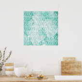 Poster Mint XOXO Love (Cuisine)