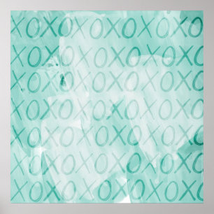 Poster Mint XOXO Love