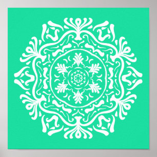 Poster Minty Mandala