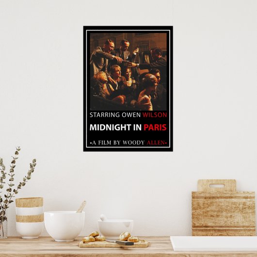Poster Minuit À Paris (Cuisine)