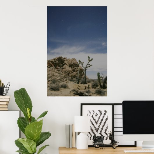Poster Minuit dans le Mojave (Bureau à domicile)