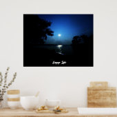 POSTER MINUIT SUR LE LAC (Cuisine)