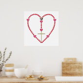 Poster Minuscule coeur Rosaire (Cuisine)