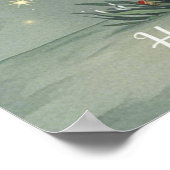 Poster Minuscule fée perchée sur un champignon et brillan (Coin)