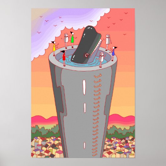Poster Miracle au sommet de la cheminée. (Devant)