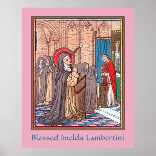 Poster Miracle de Bl. Imelda Lambertini (VVP 010) (Devant)