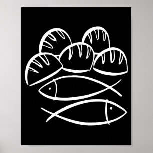 Poster Miracle of Loaves and Fish - Un symbole de l'abond