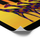 Poster Miracles Happen GiraffesHannukah Menorah Imprimer (Coin)