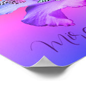 Poster Miracles Hibiscus Papillons Inspiration (Coin)