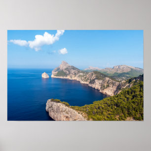 Poster Mirador es Colomer dans le Cap de Formentor - Mall